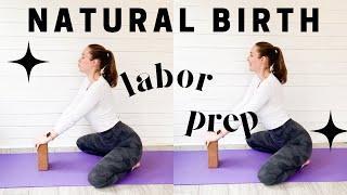 PRENATAL YOGA TO PREPARE YOUR BODY FOR A NATURAL LABOR & DELIVERY  Third Trimester Pregnancy Yoga