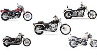 4 motos iguais a Softail fx standard