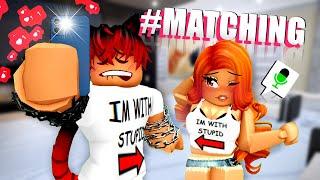Matching GIRL AVATARS but I use a DEEP VOICE in Roblox Voice Chat...