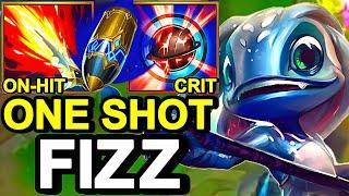 WILD RIFT CHINA FIZZ MID - MAX AP ONE SHOT FIZZ BUILD RUNES - LATE GAME BROKEN OP CHAMPION