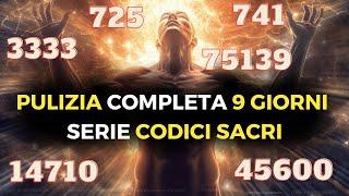 PULIZIA 9 GIORNI spiritualefisicaetereacosmica CODICI SACRI COSA SONO? Purificazione energetica