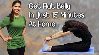 How to Lose Belly Fat In Just 15 Minutes at Home  Flat Belly - Ghazal Siddique