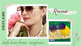 Review DRIFT DEMI FRAME SUNGLASSES  kacamata oriflame