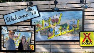 New Bern NC KOA Campground Review & a Quick Tour of Things to Do in the Area