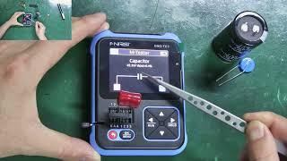 FNIRSI DSO-TC3 3-in-1 digital oscilloscope signal generator transistor tester usage tutorial