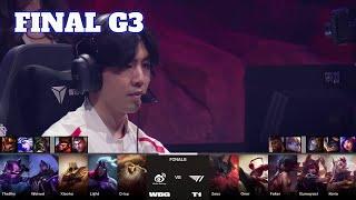 WBG vs T1 - Game 3  Grand Finals LoL Worlds 2023  T1 vs Weibo Gaming - G3 full