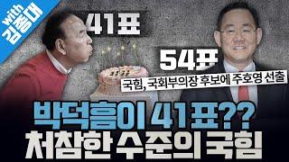 봐뉴스 455회김종대 국민의힘 국회부의장 후보에 ‘6선’ 주호영 선출··· 경쟁자였던 박덕흠이 무려 41표?