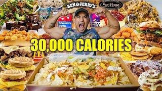 THE ULTIMATE 30000 CALORIE IN 30 HOURS CHALLENGE MOVIE