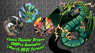 Yugioh Chaos Thunder Dragon - EDOPro Gameplay March 2021 Format