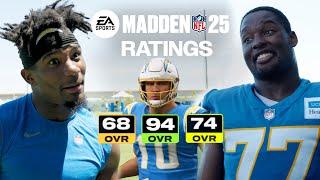 Chargers React To Their Madden 25 Ratings  LA Chargers