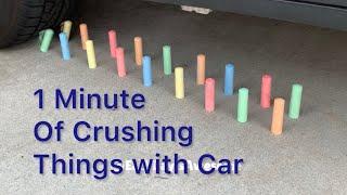 Crushing Crunchy and Soft Things with Car #crushingasmr #oddlysatisfying #satisfyingvideos #fyp