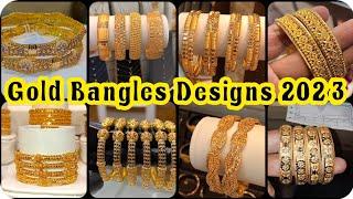 Gold BanglesGold Bangles Designs 2023 Gold Bangle SetsSone ka Kangan