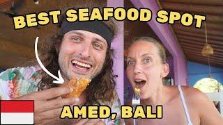 Best SEAFOOD in Amed  Exploring Bali Vlog