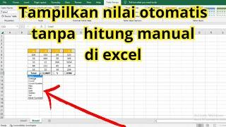 Cara membuat nilai otomatis di tabel microsoft excel