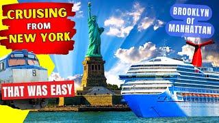 How to Cruise out of New York - Its so Easy - Brooklyn or Manhattan Cruise Terminal Tour