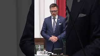 Minuta ciszy w Sejmie. Pojawiły się okrzyki