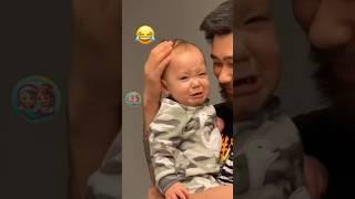 Adorable Baby Reactions to Parents‘ Silly Head Bumps  #AdamAndElea
