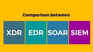 XDR vs SIEM vs SOAR vs EDR  Cybersecurity SOC