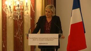 France Far-right leader Marine Le Pen blames US strategic adventurism praises Trump