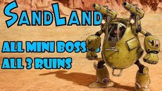 Sand Land - Full Demo - All mini bosses - 3 ruins