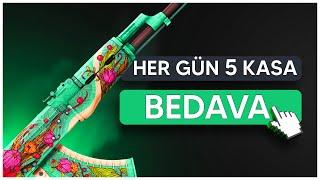 5 TANE YEPYENİ CSGO KASA AÇMA SİTESİ  5 BEDAVA KASA AÇ️