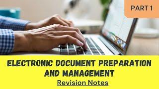 CSEC EDPM Revision Notes Part 1