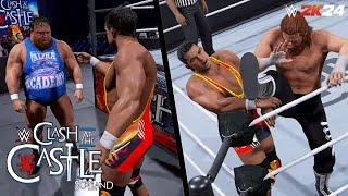 WWE 2K24 SIMULATION Sami Zayn vs Chad Gable  Clash at the Castle 2024 Highlights