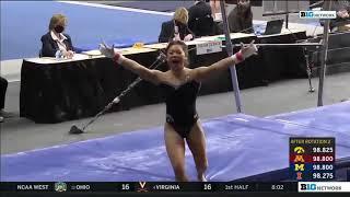 Clair Kaji Iowa 2021 Big 10 Championships - Bars 9.925