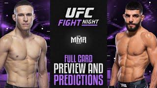 UFC Fight Night Kara France vs. Albazi Full Card Preview and Predictions