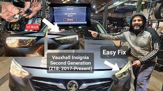 how to change Low Beam  Main Dipped Bulb on Vauxhall Insignia b mk2 #headlight