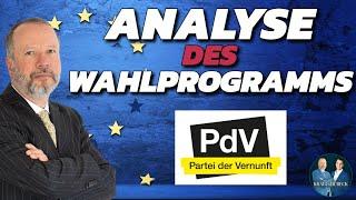 Dr. Markus Krall Unsere Analyse des PDV Wahlprogramms zur EU Wahl