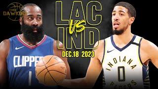 Los Angeles Clippers vs Indiana Pacers Full Game Highlights  December 18 2023  FreeDawkins