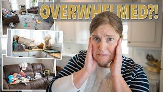 Overwhelmed with a MESSY HOUSE? Heres what I do  CLEAN WITH ME Vlog