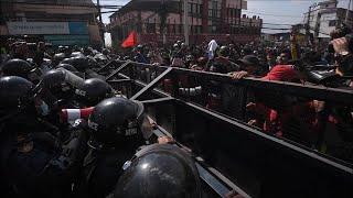 Nepal police fire tear gas as MPs debate US grant  AFP