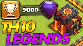 REACHING LEGEND LEAGUE AS A TH10  Clash of Clans