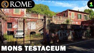 Rome guided tour  Monte Testaccio - Mons Testaceum 4K Ultra HD