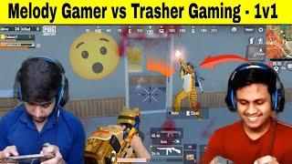 @Melody Gamer vs @Trasher Gaming Fight ।। Trasher vs Melody 1v1 Fight 