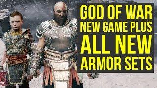 God of War New Game Plus ALL NEW ARMOR SETS God of War 4 New Game Plus