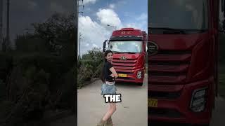 Girl parked the truck and started dancing on the road #short #girl #truck #started #dance #facts