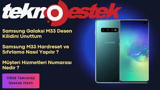 Samsung M33 Hardreset ve Sıfırlama Nasıl Yapılır ? Samsung M33 Desen Kodunu Unuttum ?