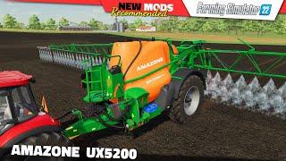 FS22  Amazone UX5200 - Farming Simulator 22 New Mods Review 2K60