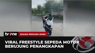 Pelajar SMA Ditangkap usai Aksi Freestyle dengan Motornya Viral  Ragam Perkara Siang tvOne