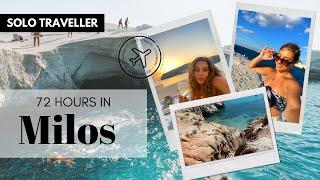 MILOS  GREECE VLOG  Best Beaches & Where To Stay & What Not To Do