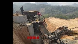 Roller screendisc screen used in Laos for mineral processing