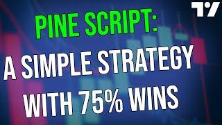 PINE SCRIPT 75% Win Rate on a Simple Pullback Strategy