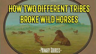 How Native Americans Broke Wild Horses ComancheFlathead Tribes