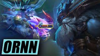 THUNDER LORD ORNN SKIN GAMEPLAY BUILD & RUNES