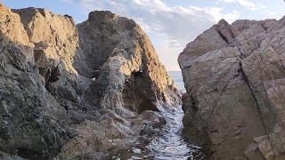 Лазаем по скалам с женой. Врангель. Находка.Японское море.