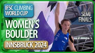 Boulder Semi Finals  Innsbruck  Womens  2024