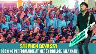 Stephen Devassy Rocking Performance at Mercy College Palakkad